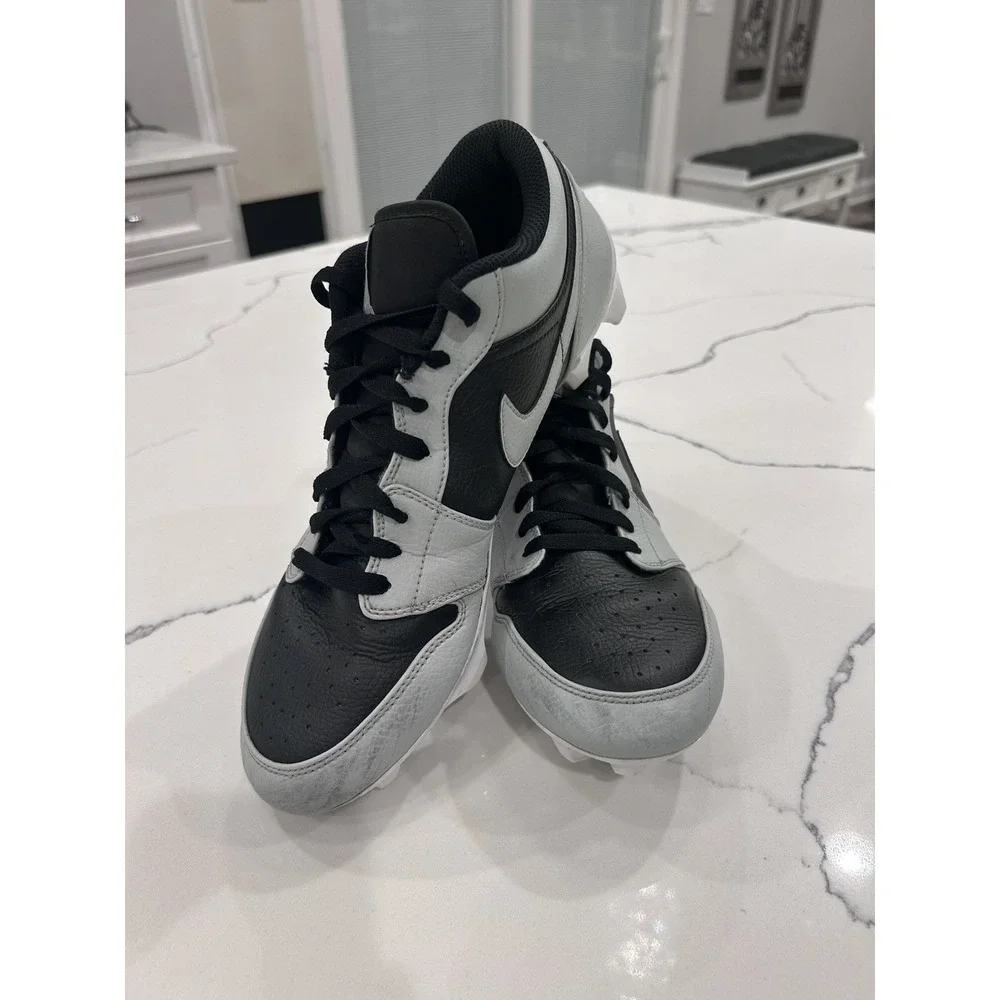 Nike Air Jordan 1 Low TD Shadow 2.0 Grey Football Cleats Mens Size 11